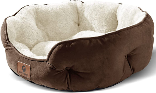 Pet Bed for Puppy and Kitty, Extra Soft & Machine Washable with Anti-Slip & Water-Resistant