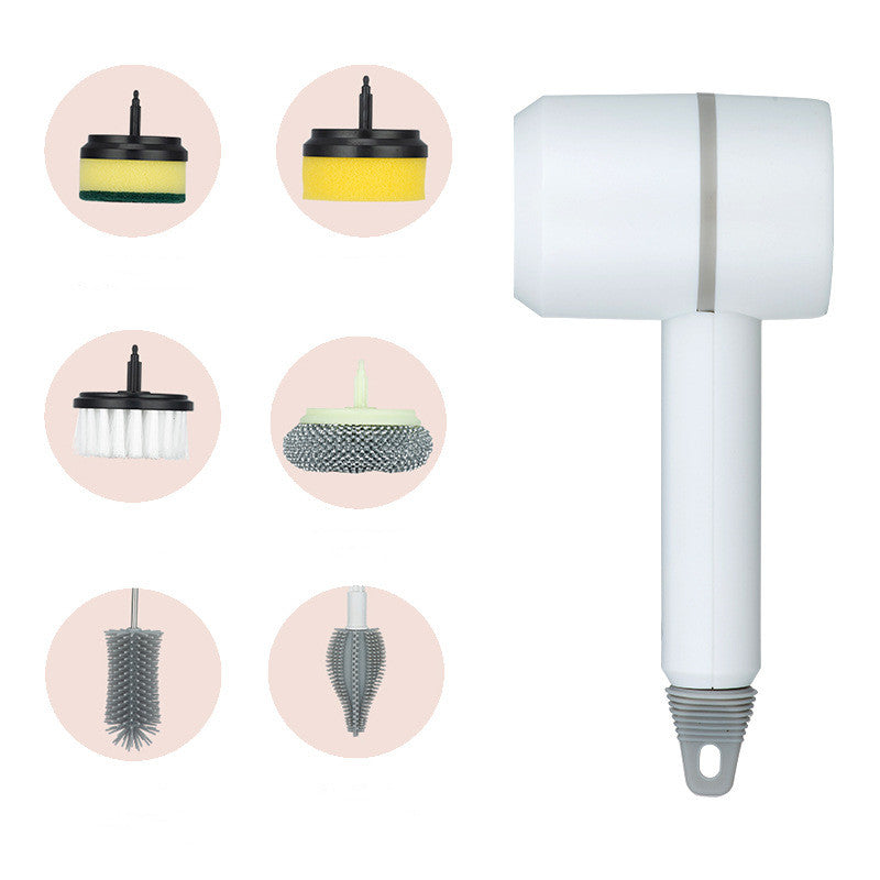 Electric Cleaning Brush Dishwashing Brush Automatic Wireless USB