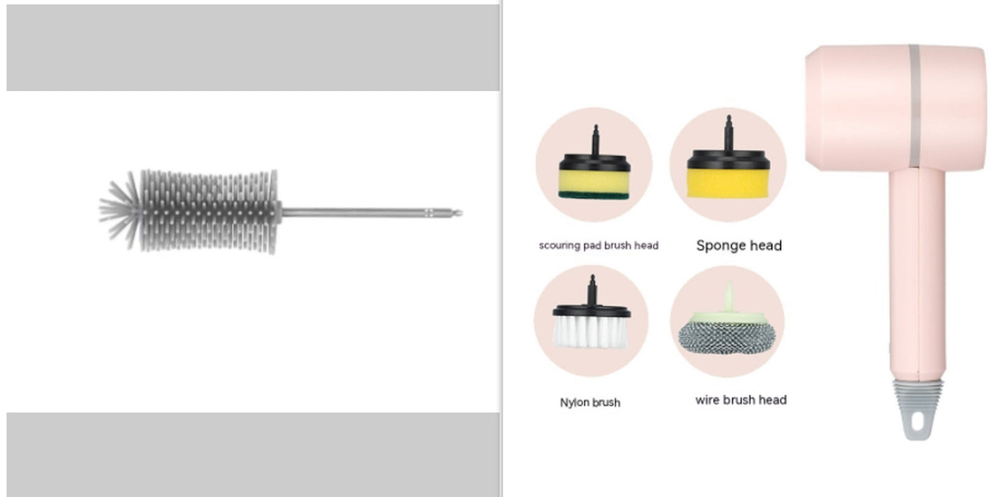 Electric Cleaning Brush Dishwashing Brush Automatic Wireless USB